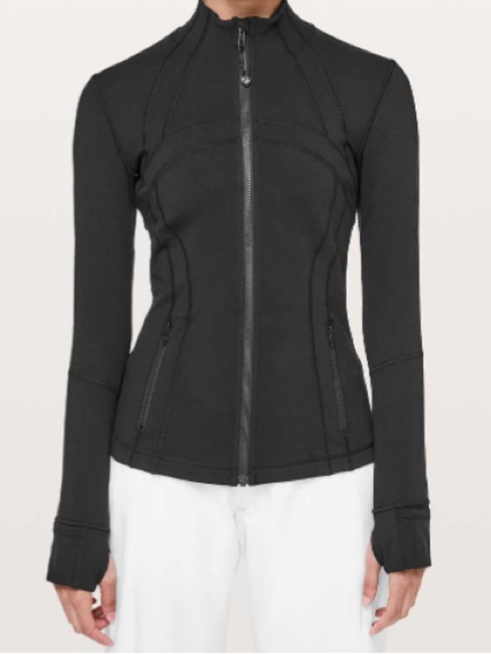 lululemon athletica black define jacket size 10
